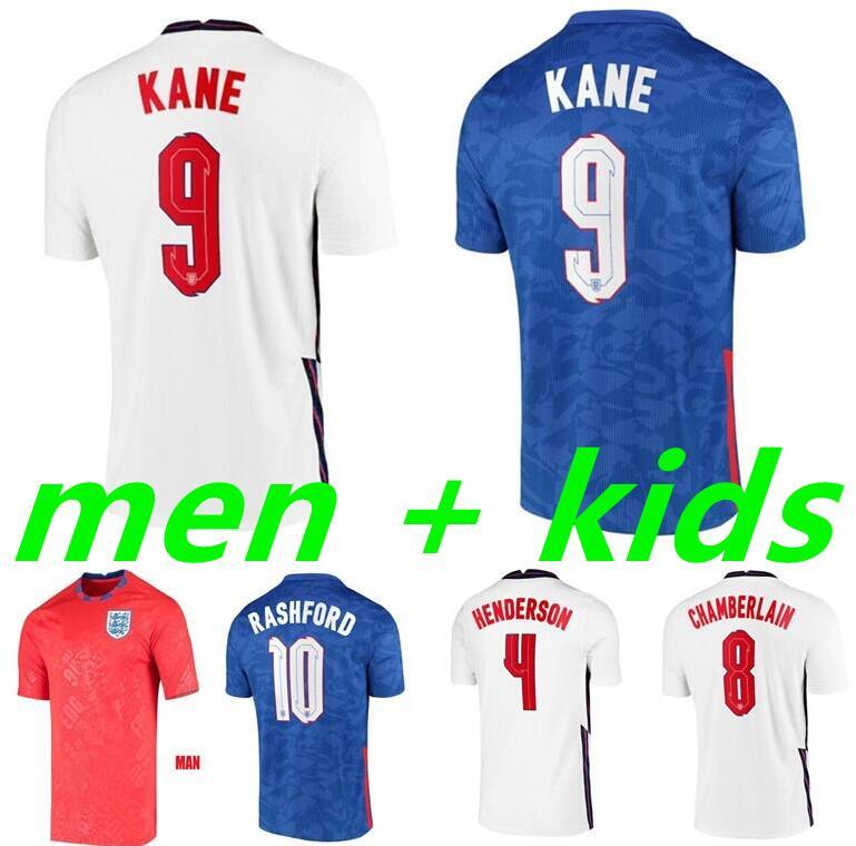 

FANS ENGLAND football soccer jerseys 2021 2022 KANE STERLING RASHFORD SANCHO HENDERSON BARKLEY MAGUIRE 21 22 national shirt, Black