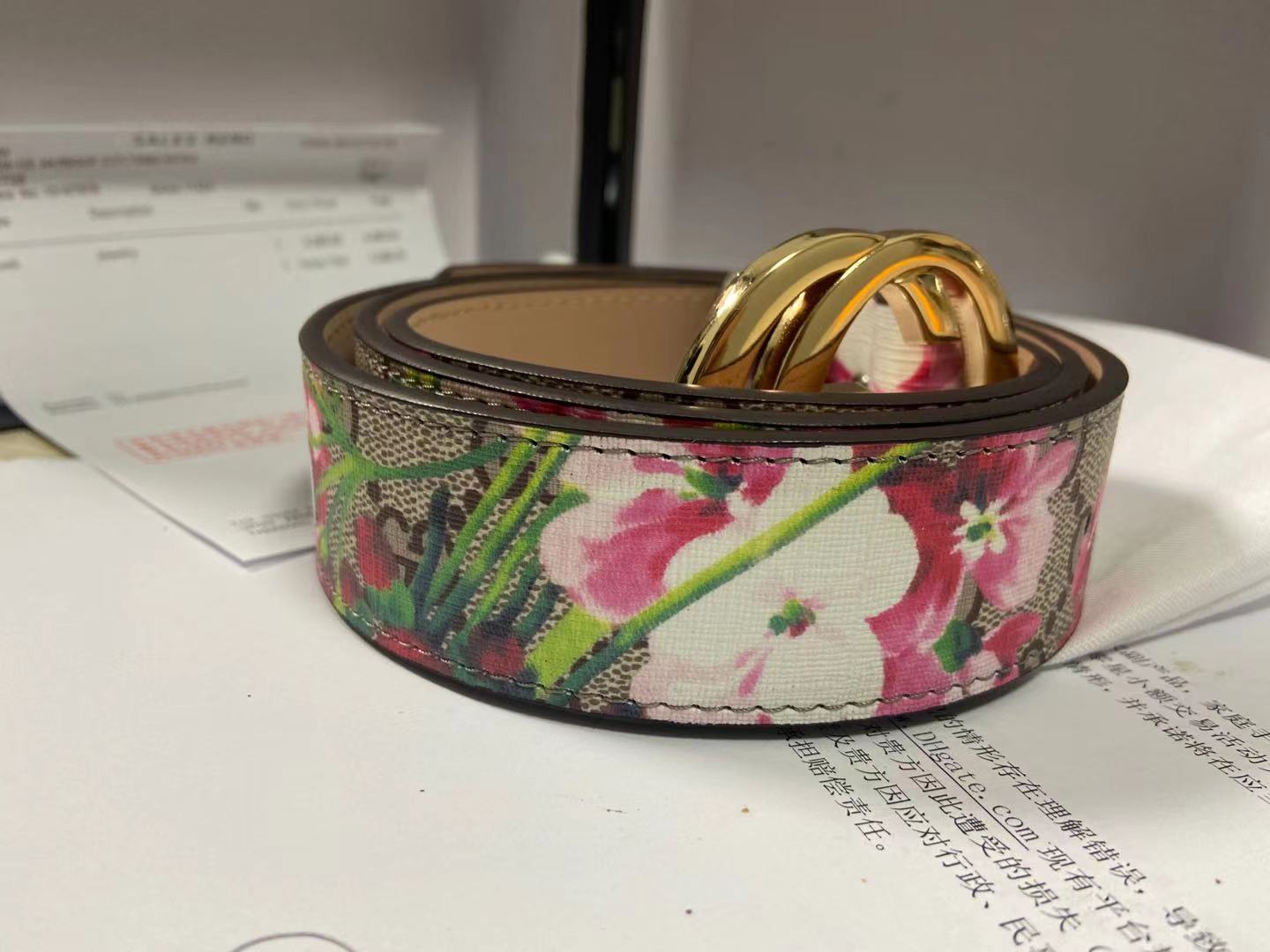 

GGHigh quality business waistbands imports really leather fashion big hoof footwear men's strap belts with box, Black;brown