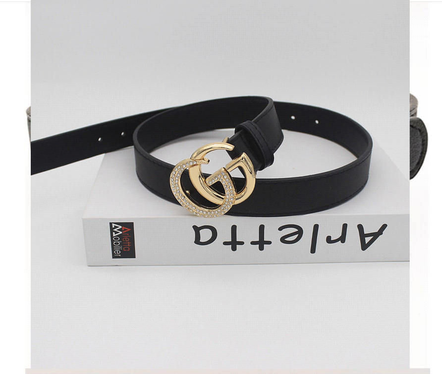 

2021 Fashion Big buckle genuine leather belt designer G men women high quality mens belts22, Black;brown