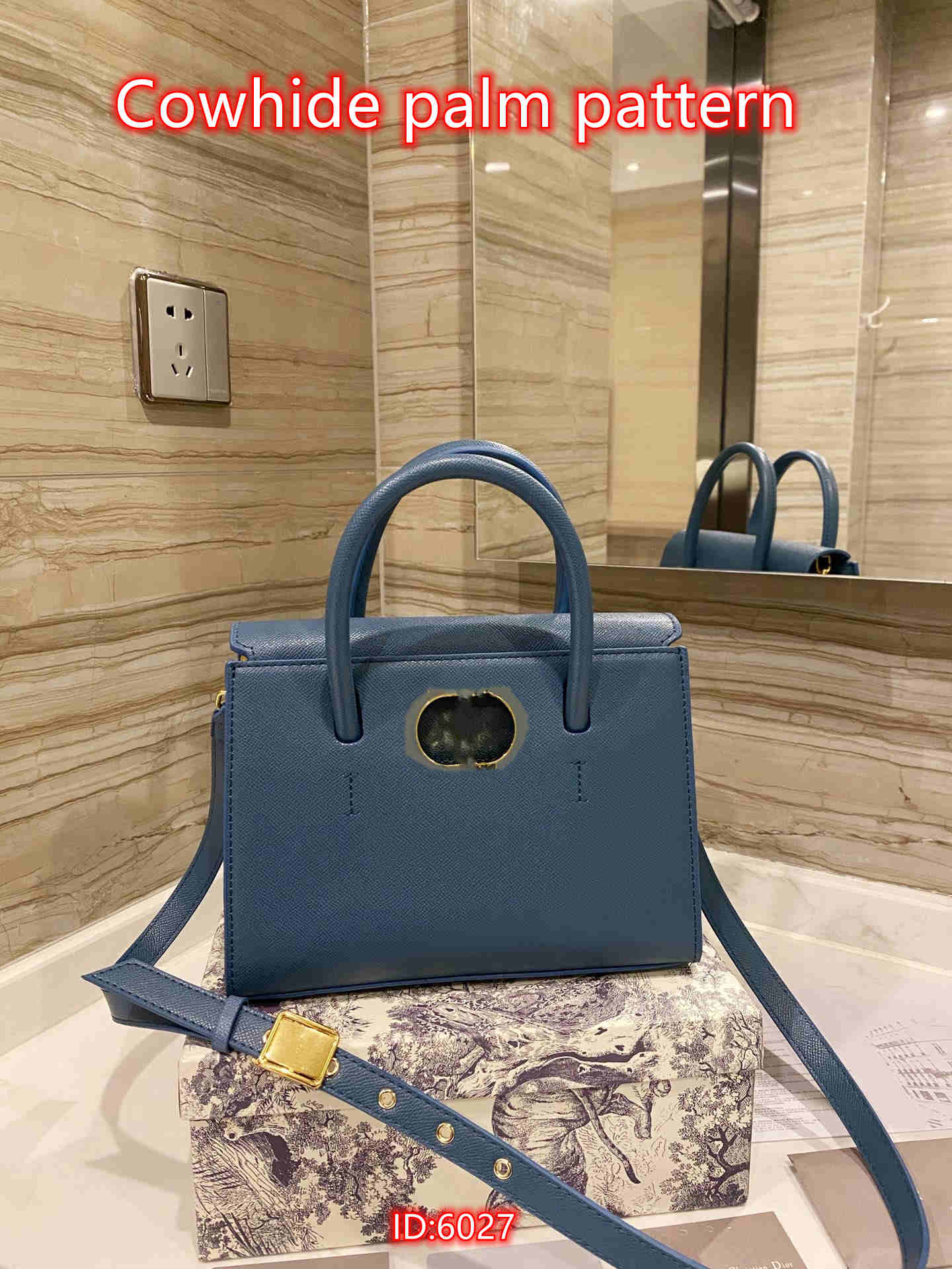 

Women's classic fashion luxury designer brand honore handbag leather cowhide letter high quality shoulder cross-body bag 25cm