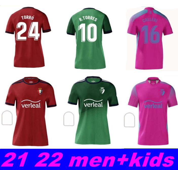 

21 22 Osasuna CHIMY AVILA R.TORRES Mens Soccer Jerseys ARIDANE BARJA RUBE GARCIA Home Away MEN+KIDS Short Sleeve Football Shirt, Black;yellow