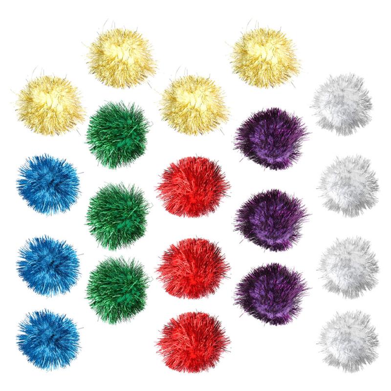 

Party Decoration 20 Pcs Sparkle Cat Kitten Teaser Creative Ball-shape Playing