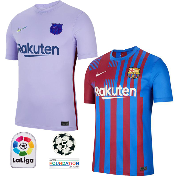

21 22 FC Barcelona MESSI home away soccer jerseys KUN AGUERO GRIEZMANN ANSU FATI MEMPHIS Top 2021 2022 BARCA pedri football shirt men and kids sets uniforms, Kids away