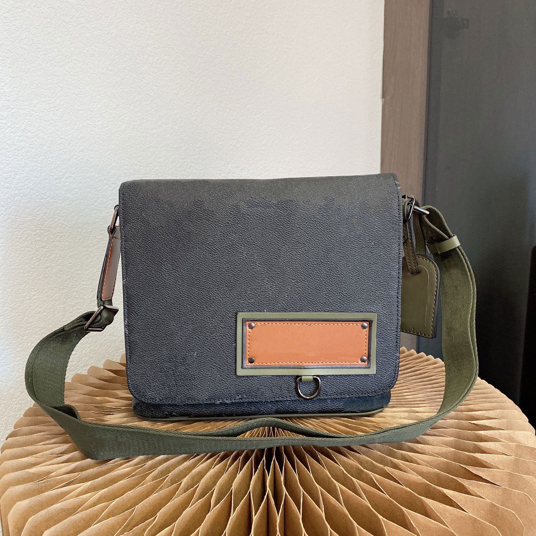 

district pm cross body bag man classic style designer high quality fashion men messenger bags crossbody canvas bookbag flip purse handbags, For consultation