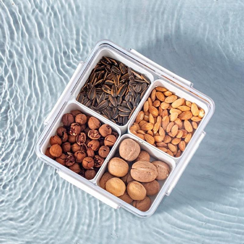

Storage Bottles & Jars PET Durable Easy To Clean Food Holder Convenient Container Stackable For Kitchen