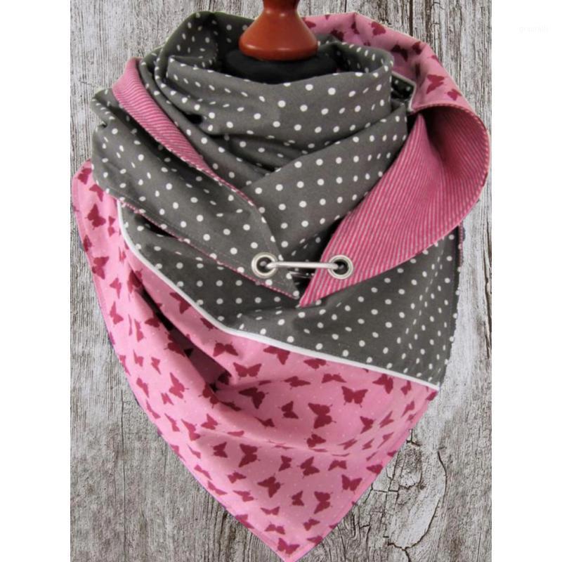 

Scarves 40# Women Printing Scarf Fashion Retro Female Multi-purpose Shawl Winter Hair Scarfs Seda Echarpe Hiver Femme, Blue;gray