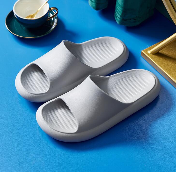 

ETRU33468 discount summer sandals slipper girl lady fashion women home indoor bathroom female bath non-slip couple men beach slippers shoes, Black