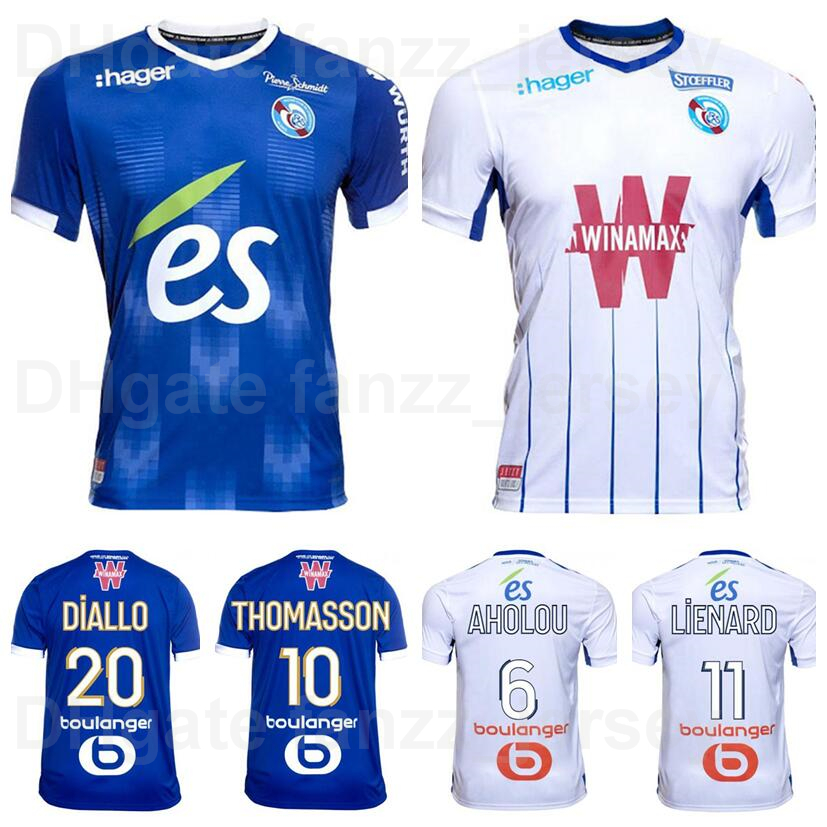 

RC Strasbourg Alsace 25 AJORQUE Soccer Jersey 2021 2022 FC 20 DIALLO 10 THOMASSON 9 GAMEIRO 14 PRCIC 11 LIENARD 17 BELLEGARDE 24 DJIKU 6 AHO, Black;yellow
