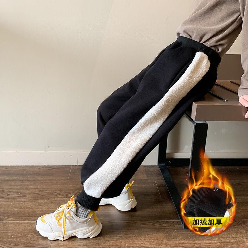 

Jeans Girls Sport Pants Solid Color Cargo For Autumn Winter Children Teenage Clothes 6 8 10 12 14, As picture