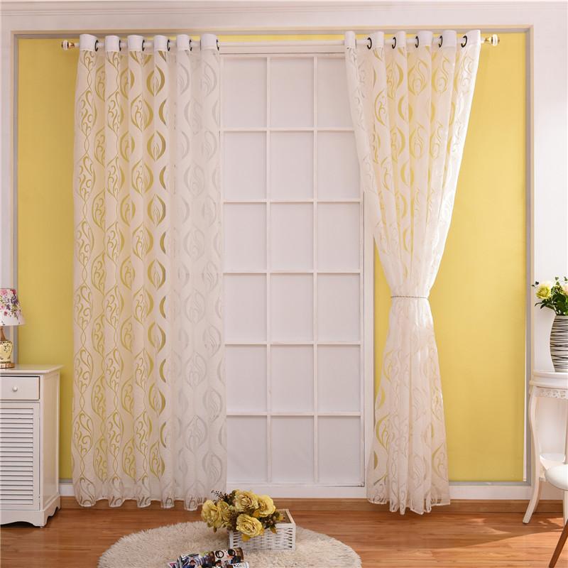 

Curtain & Drapes Luxury Fashion Style Semi Blackout Curtains Kitchen Living Room Window Panel Jacquard Fabrics Door