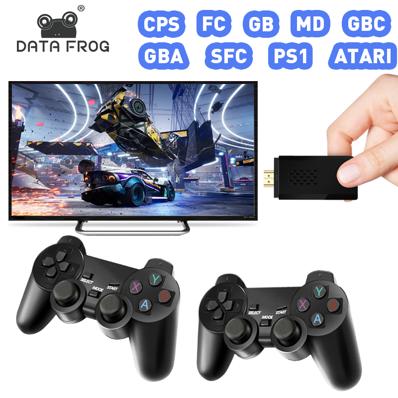 

Video Game Console 4K HDMI-Compatible Stick Built in 10000 Retro TV Dendy Support for PS1/FC/GBA
