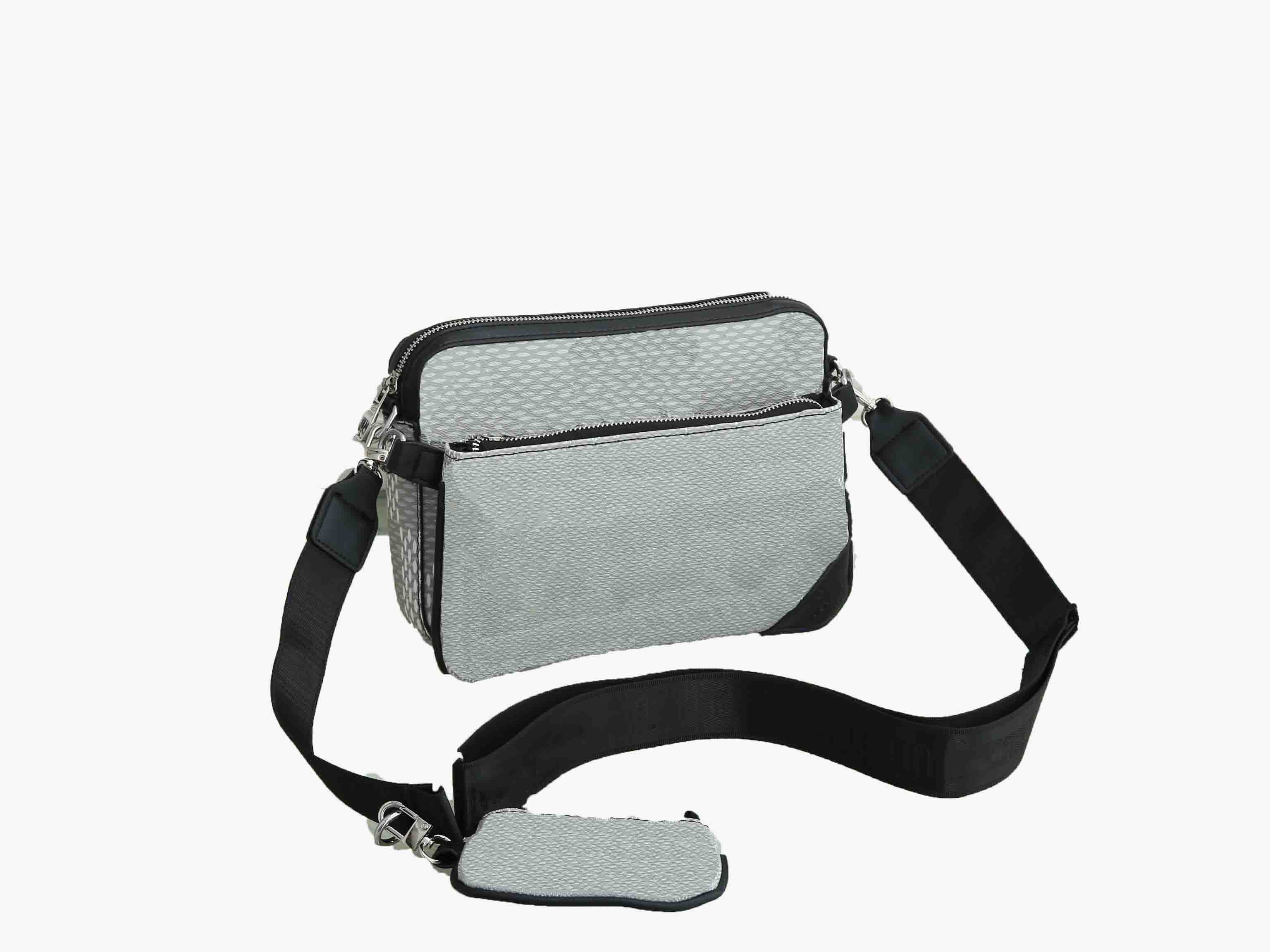 

HH 2pcs/set M69443 TRIO Messenger Bags Canvas Mens Crossbody Bags Fashion Leather Man Shoulder Bag With Purse Wallet Clutch 043#, Add shipping fee