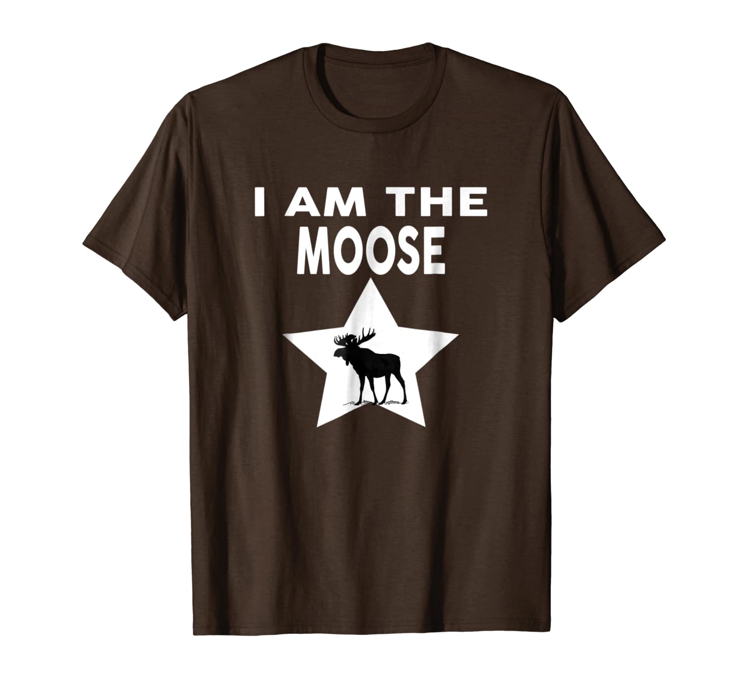 

i am the moose t-shirt funny moose shirt, White;black