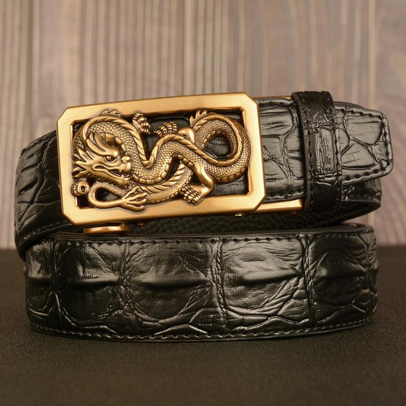 

Belts Vintage Belt Man Genuine Leather Cow Skin Strap Fashion Pin Buckle For Men Top Quality Jeans Girdle Designer, Black;brown