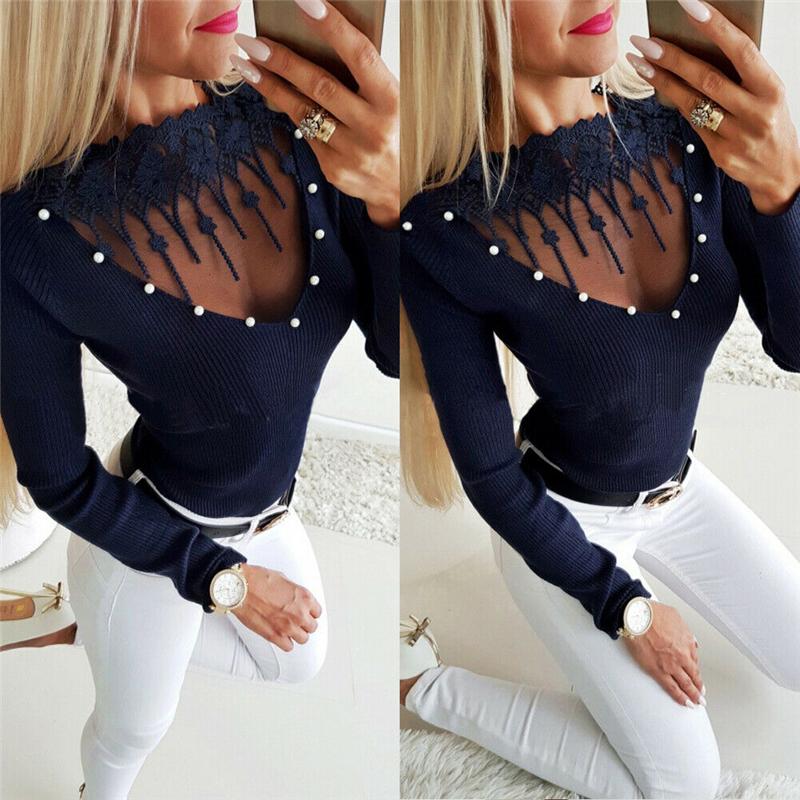 

Women's T-Shirt Flower Embroidery T Shirt Women Long Sleeve Womens Basic Tops 2022 Spring Autumn Tee Femme Fashion Slim, White