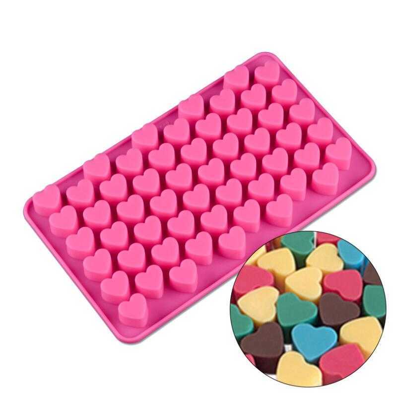 DHL Chocolate Molds Gummy Molds Silicone Candy Mold Ice Cube Tray Nonstick Food Grade nd Silicone Molds 18.2*10.8*1cm LX4150