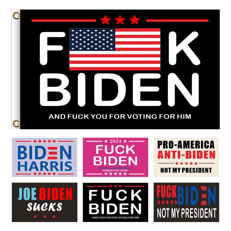

2024 Trump Biden Is Not My President 90*150cm US Presidential Election Flag Polyester pongee Material Trump Flags Banners 19 Style 647 V2