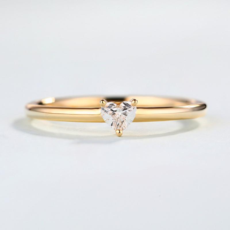 

Cluster Rings Double Fair Heart For Women Minimalist Sweet Zircon 3 Color Thin Finger Ring Proposal Party Gift Fashion Jewelry KBR014