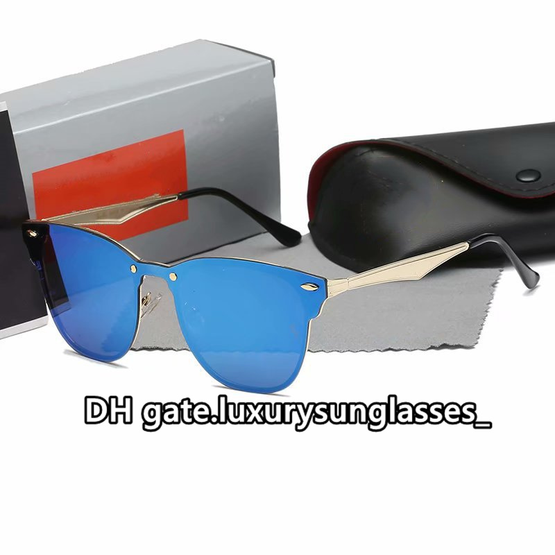 

mirror classic Square sunglasses for men women r3576 design luxury Wayfarers Pilot Driving Fashion Cat Eye eyewear glasses des lunettes de s, White;black