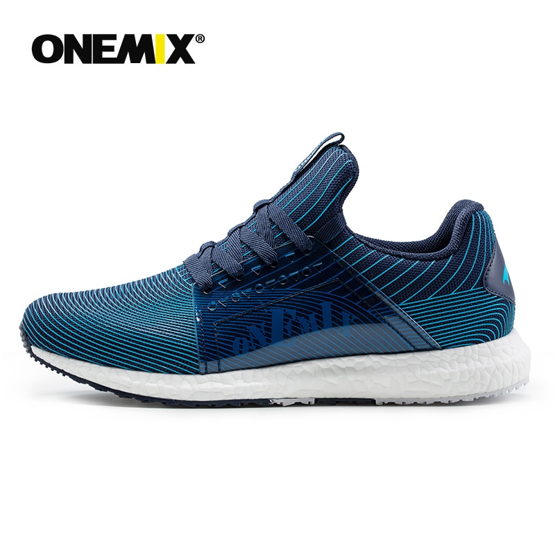 

ONEMIX Men Sneakers Breathable Mesh Women Sports Shoes For Outdoor Summer Lace Up Training Athletic Black Walking Trekking Shoes