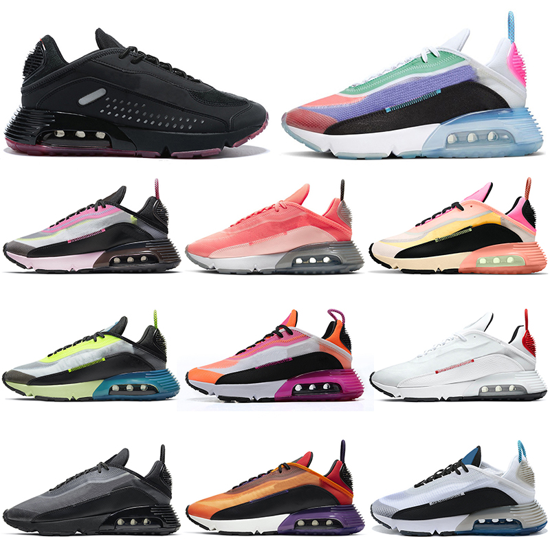 

discount 2090 men max air running shoes 2090s mens womens Be true Duck Camo Black Reflect Silver Pink USA outdoor sports sneakers trainers, 40-45 blue force