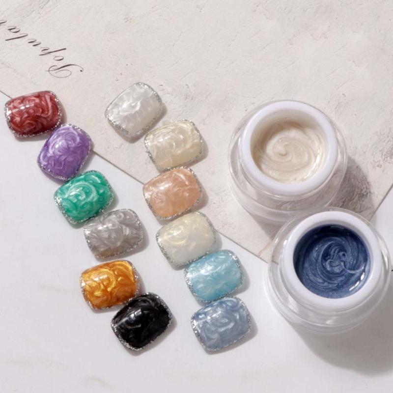 

Nail Gel Japanese Style Mother-of-Pearl Textured Polish Thread Glue Glitter Glossy Shiny Glues Manicure Primer Art Decor