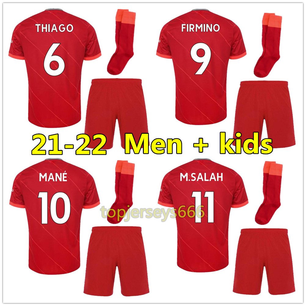

2022 soccer jersey Men + kids football kits 21 22 maillot de foot football jerseys 2021, 4 (no shorts no socks)