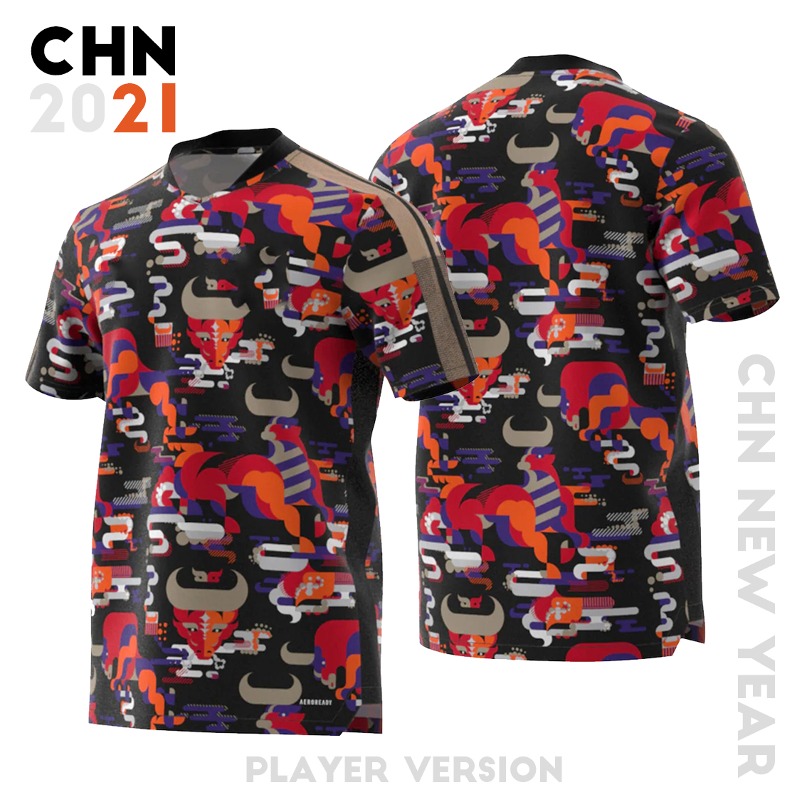 

Man Utd 2021 Chinese Year Soccer Jersey Player Edition sweatshirt, Black;yellow