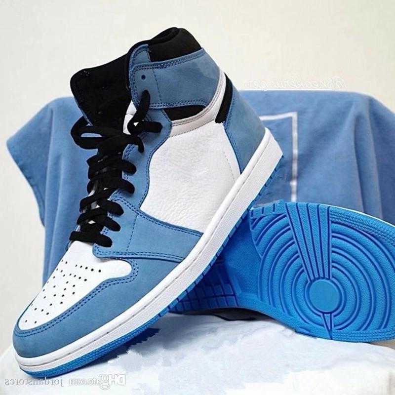 

Limited Edition Jumpman 1 silver toe shoes midnight navy blue men's women's basketball shoelace full size 36--46, Bubble wrap packaging
