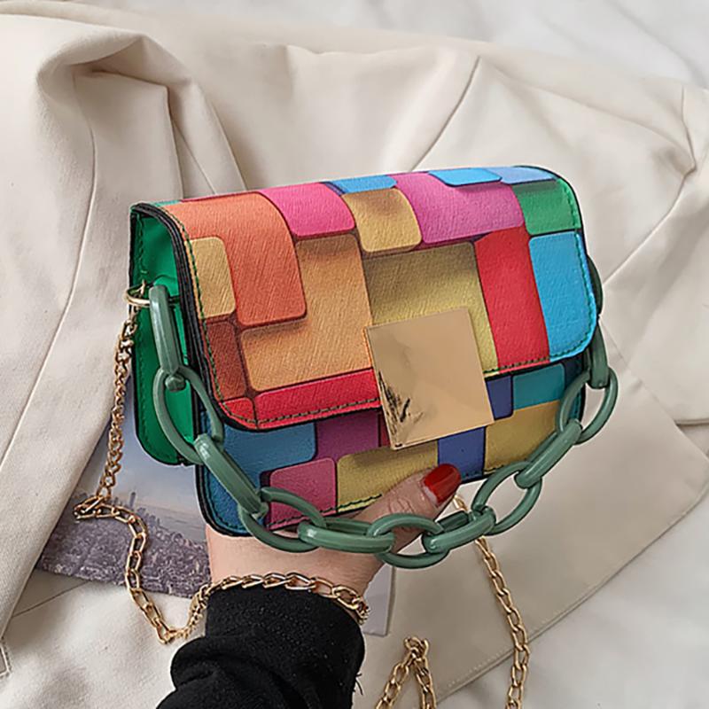 

Shoulder Bags Fashion Flaps For Women 2021 Colorful Portable Crossbody Female Purses And Handbags Femme Luxury Mini Square, 100 pcs choose this