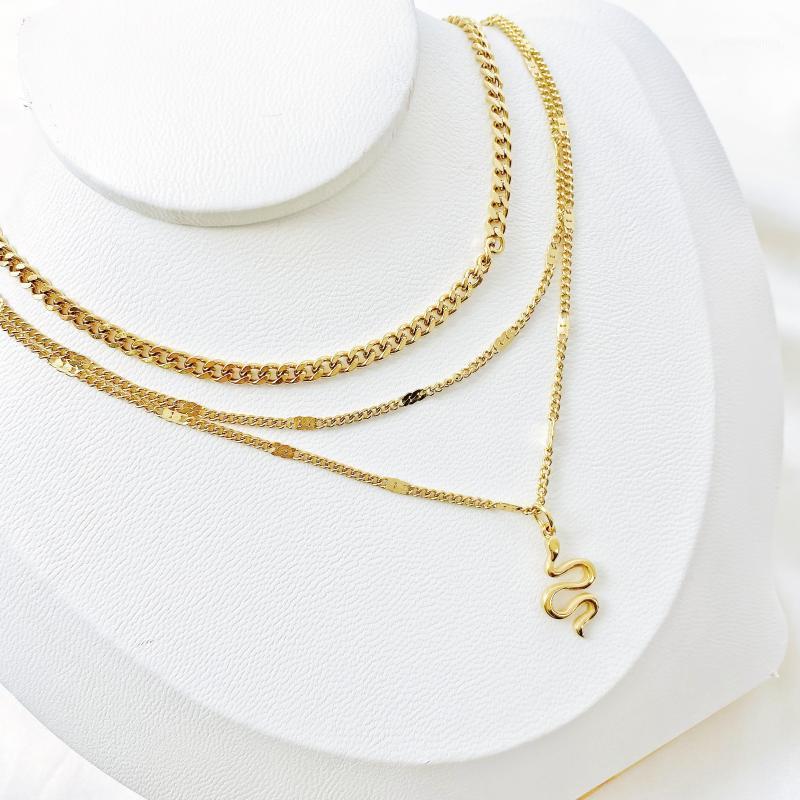 

Earrings & Necklace Stainless Steel Snake Animal Dangle Women Pendant Minimalist Style Trendy Female Birthday Jewelry Gift Party, Silver