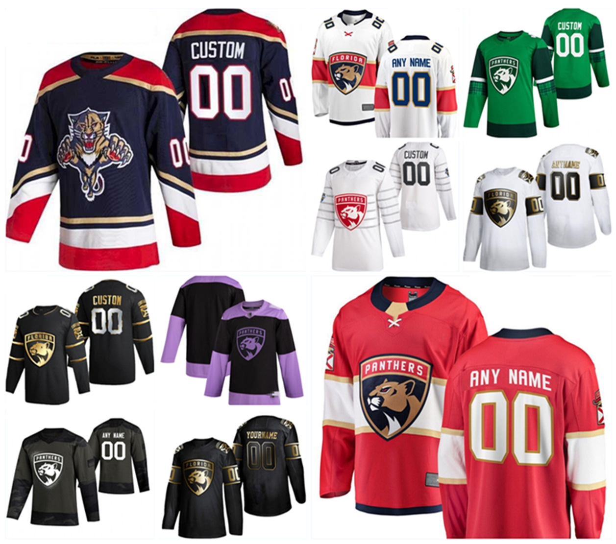 

Florida Panthers 5 Aaron Ekblad Hockey Jerseys 16 Aleksander Barkov 11 Jonathan Huberdeau 72 Sergei Bobrovsky Custom Stitched Men Women Youth Jersey, Colour 3