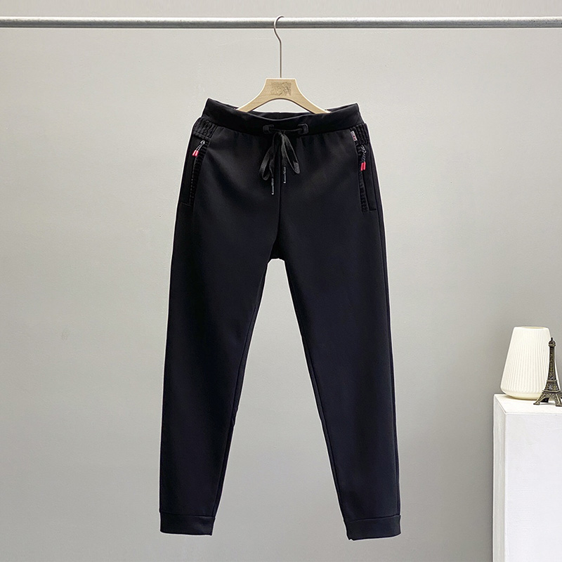 Mens Fashion Casual Plus Pants Loose Mens Sweatpants Zippered Pocket Decoration for Outdoor Play Various Colors Multiple Sizes-image-729738292