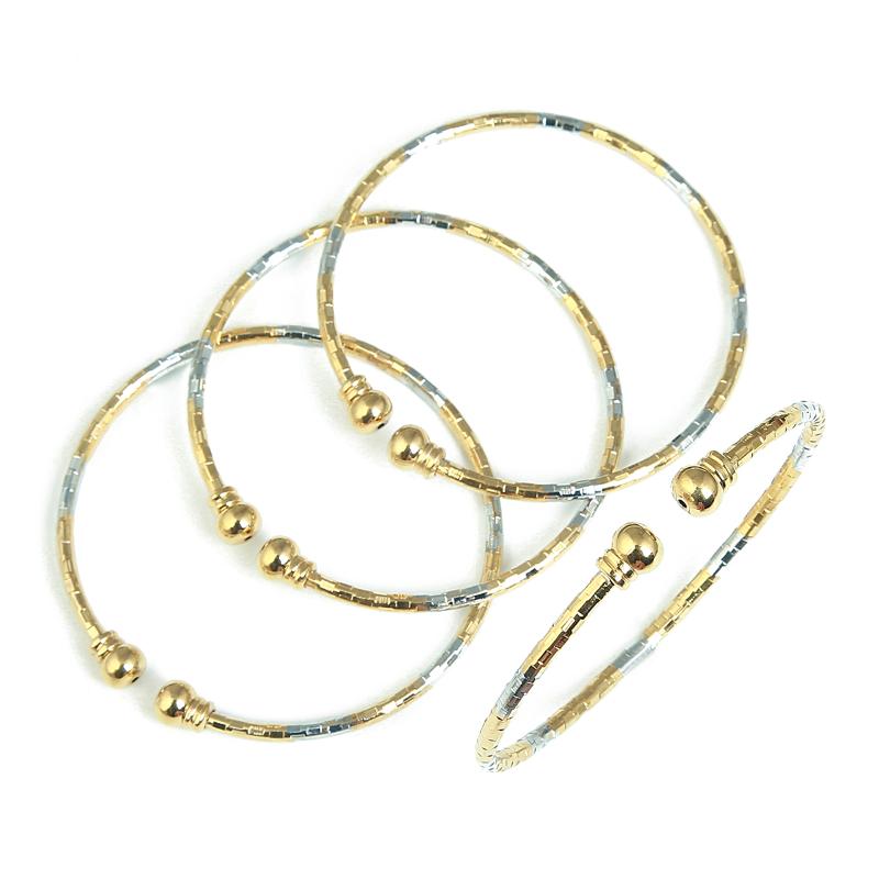 

Bangle Ethiopian Dubai African Bride Gold Plate 4pcs/Lot Bangles For Women Girls Africa Ethnic Bridal Wedding Jewelry