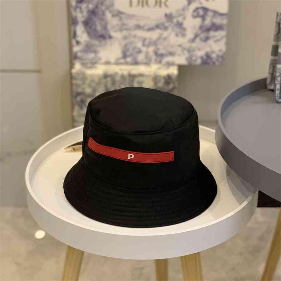 

2021 New Designer Fisherman Caps Classic Paragraph Male and Female High-quality Woven Straw Sun 0652u, Black