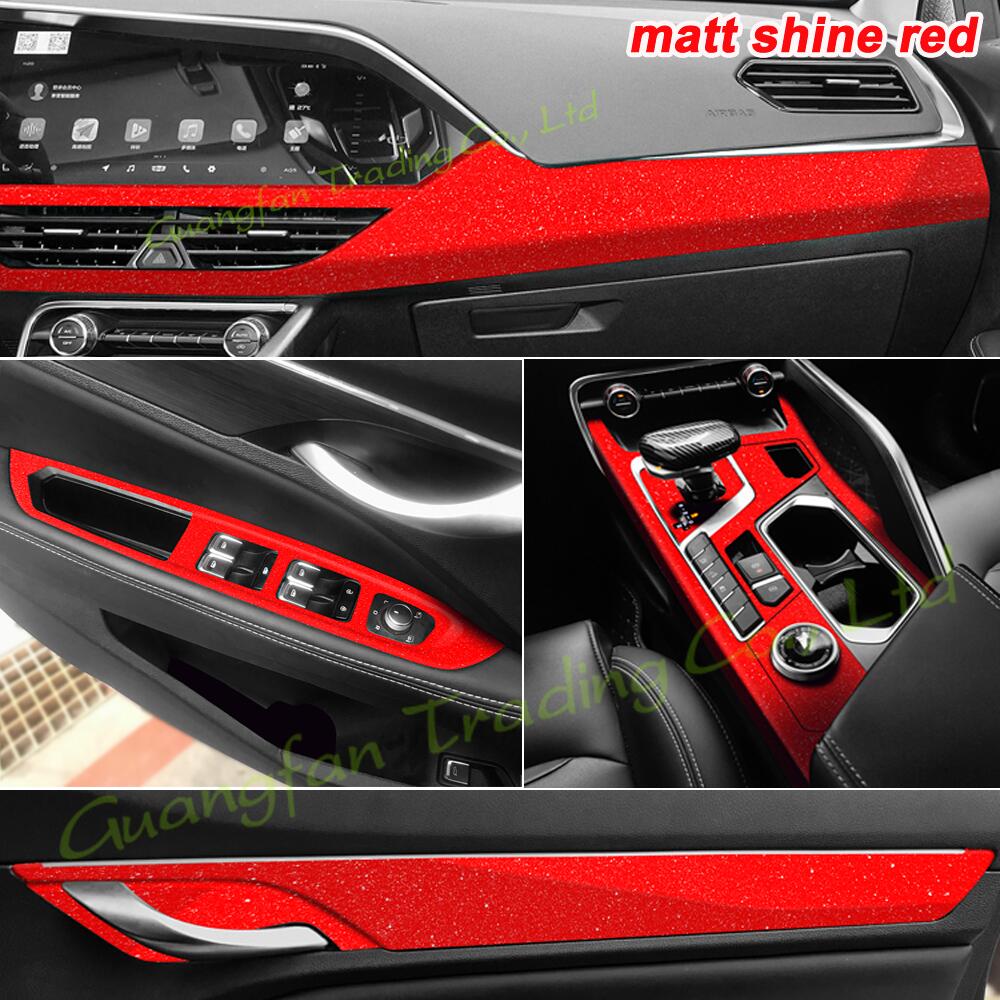 Interior Central Control Panel Door Handle 3D 5D Carbon Fiber Stickers Decals Car Cover Parts Products Accessories For Geely Tugella Xingyue FY11-image-745312371