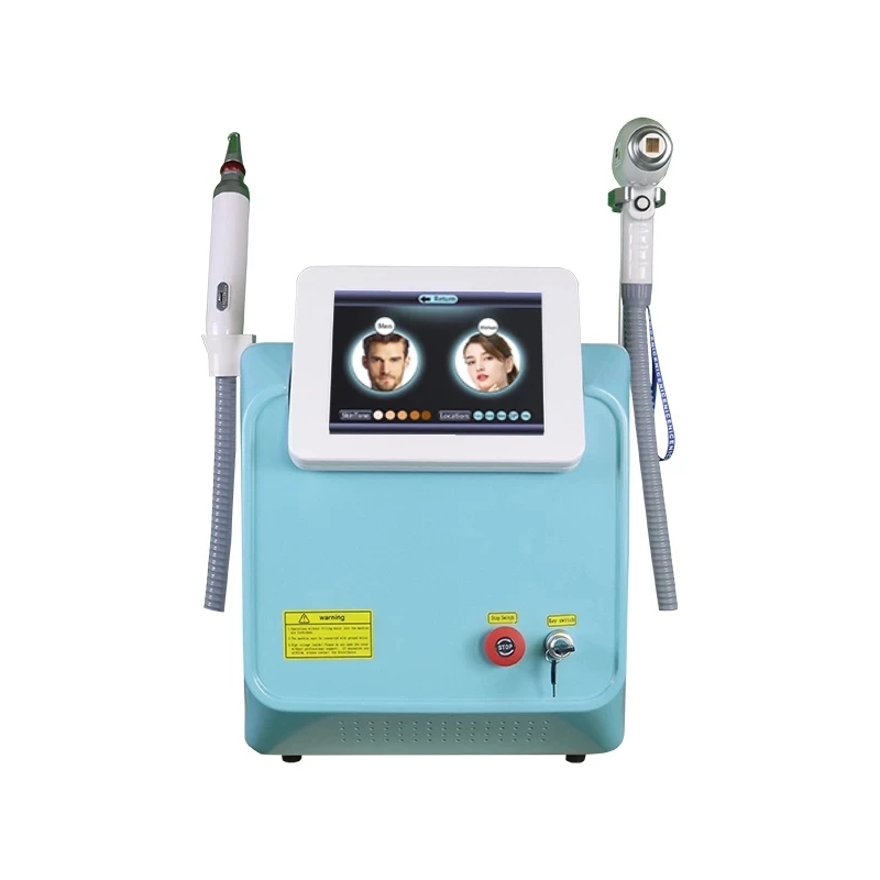 

2 in 1 808nm Diode laser machine hair removal & NDYAG Q-Switch 755 1320 532 1064NM Tattoo Remova Beauty Equipment