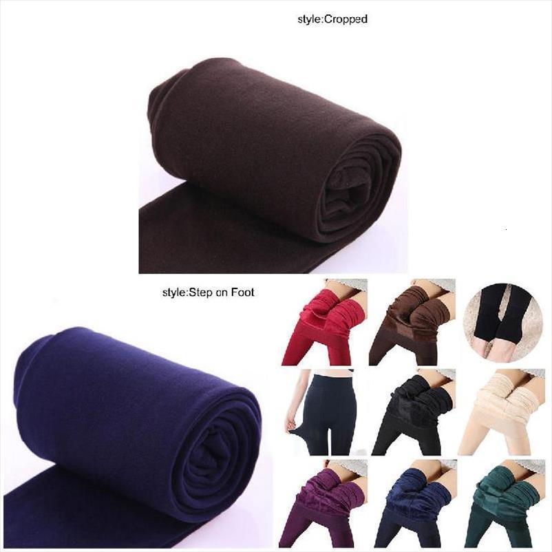 

newly heat fleece winter womens legging stretchy warm lined slim thermal pants tt 88, Black
