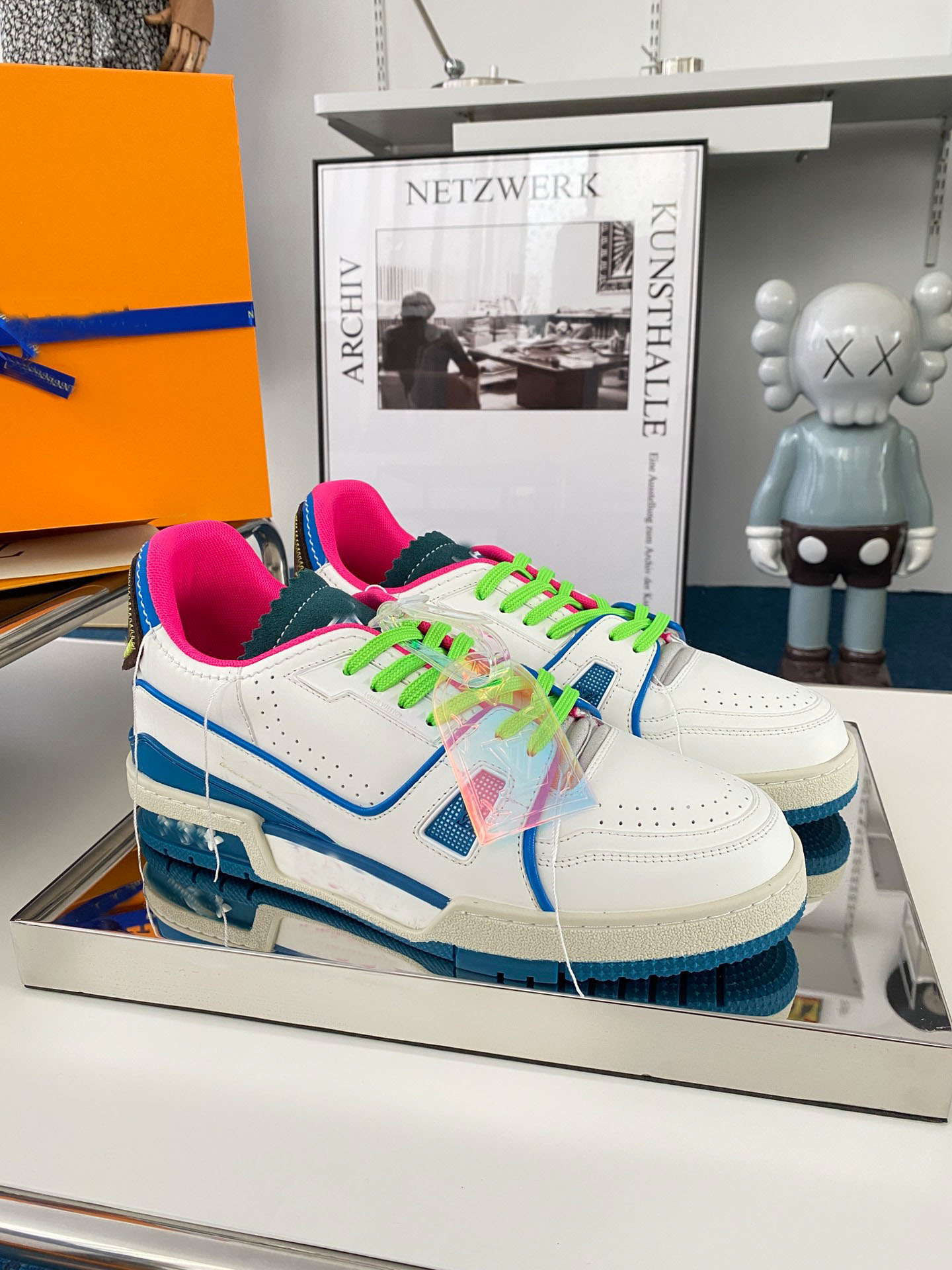 

2021 Trainer sneakers luxury designer shoes casual men Sports shoes TPU bottom size 39-45, Color 14