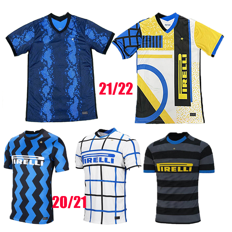 

INTER 20 2021 2022 soccer jersey MILAN football shirts uniform men, Black
