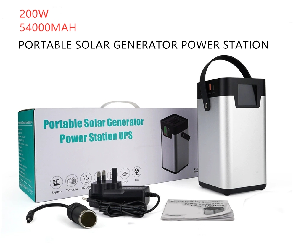 Jump Starter Portable power supply 200W54000mAh large capacity household outdoor car multi-function Highly compatible with multiple output modes-image-669655926