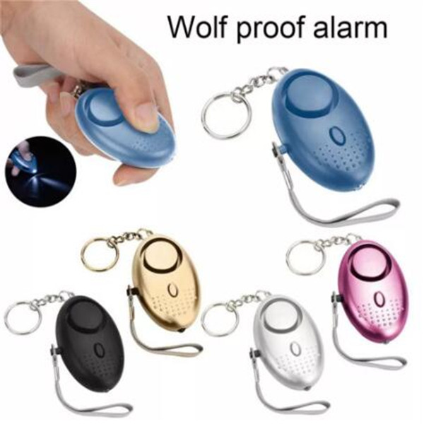

12 colors Personal alarm Self Defense Girl Women Old man Security Protect Alert Safety Scream Loud Keychain 130db Egg