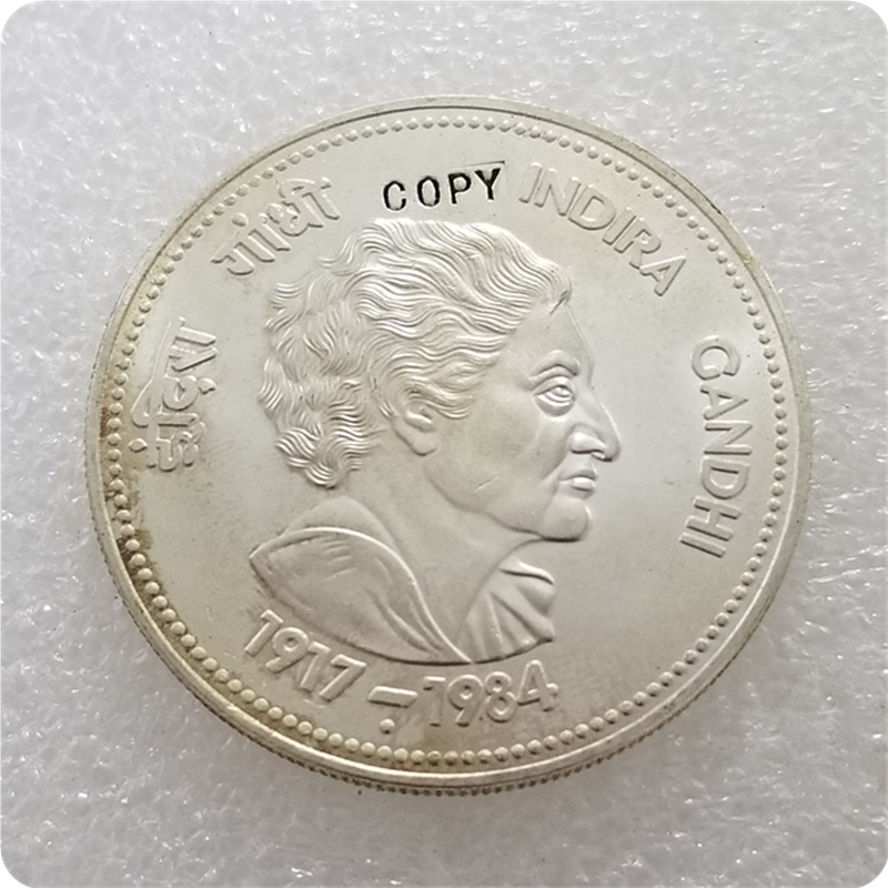

1985 India 100 Rupees (Indira Gandhi) COPY COIN