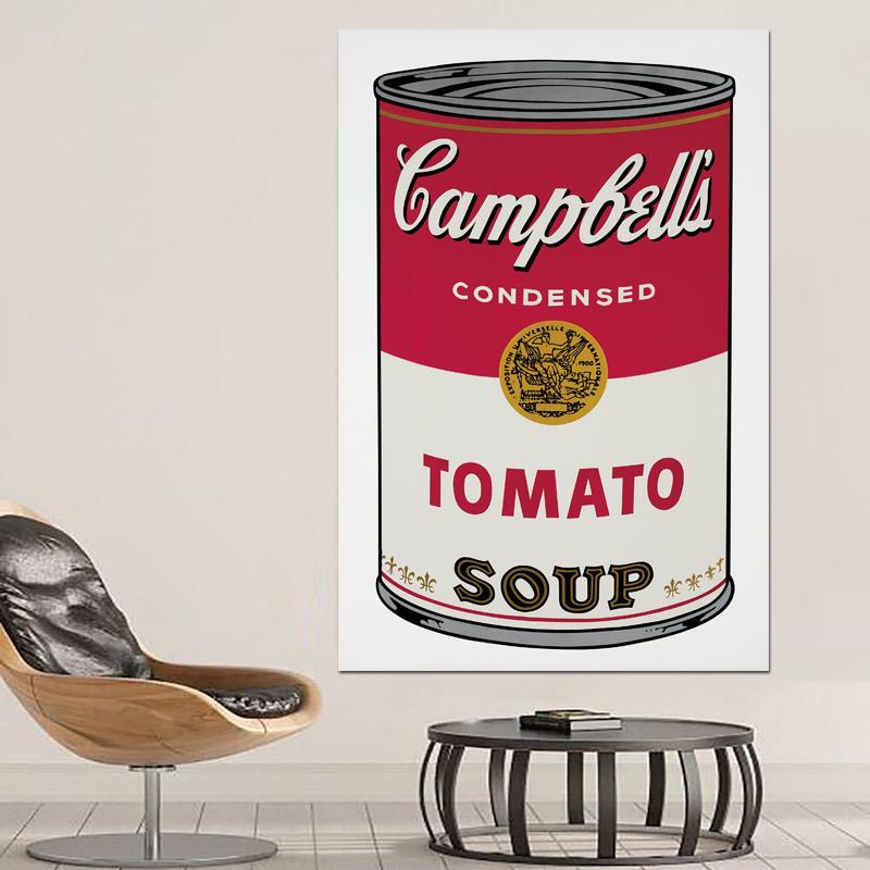 

Paintings Art Print Wall Painting Andy Warhol Tomato Soup Abstract Decorative Picture Prints For Living Room Unframed