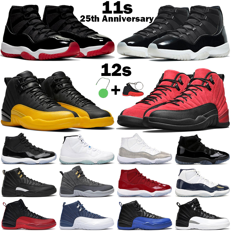 

Basketball Shoes men women 12s jumpman 12 Reverse Flu Game University Gold Indigo Dark Grey 11s Jubilee 25th Anniversary Bred Concord mens sneakers
