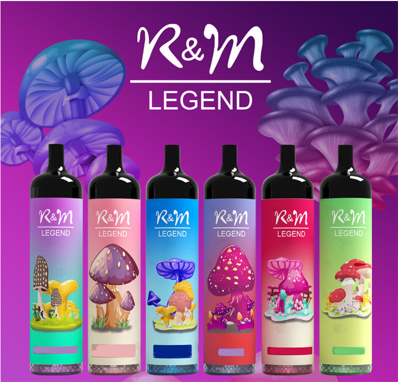 

R&M LEGEND Disposable E cigarettes Kit 5000Puffs Vape Pen 12ml Pods 17350 Battery Vapors vs RANDM DAZZLE R and M