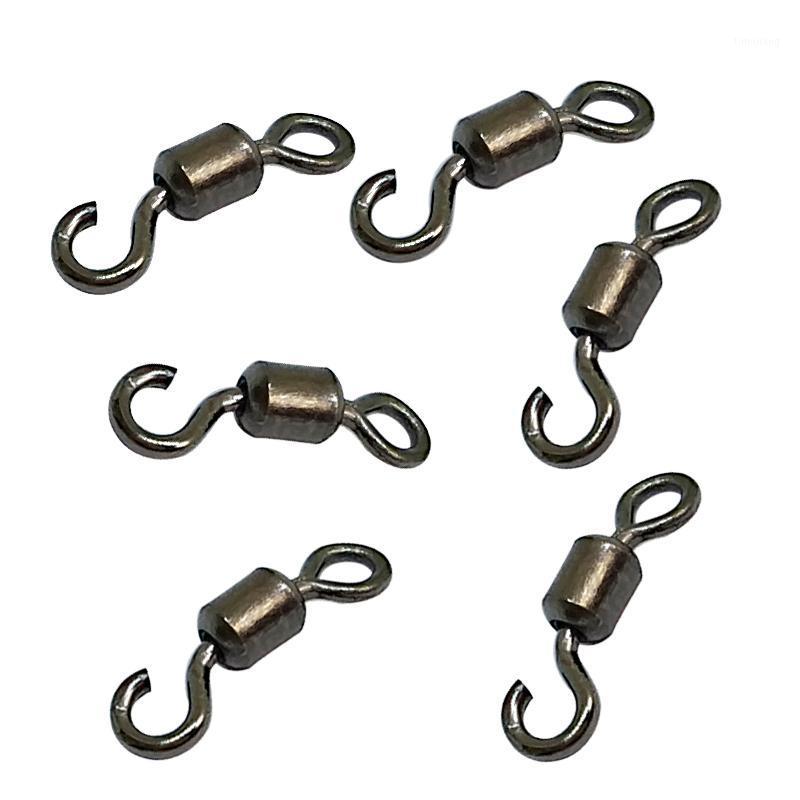 

100/500/1000PCS Fast Link Fishing Swivel Freshwater Ice Bass Carp Lure Connector Quick Change Snap Hooks