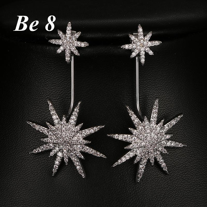 

Dangle & Chandelier Be8 Brand Ly Shinny Cubic Zirconia Drop Bridal Earring Brincos Micro Inlay Crystal Snow Shape Party Jewelry E-260