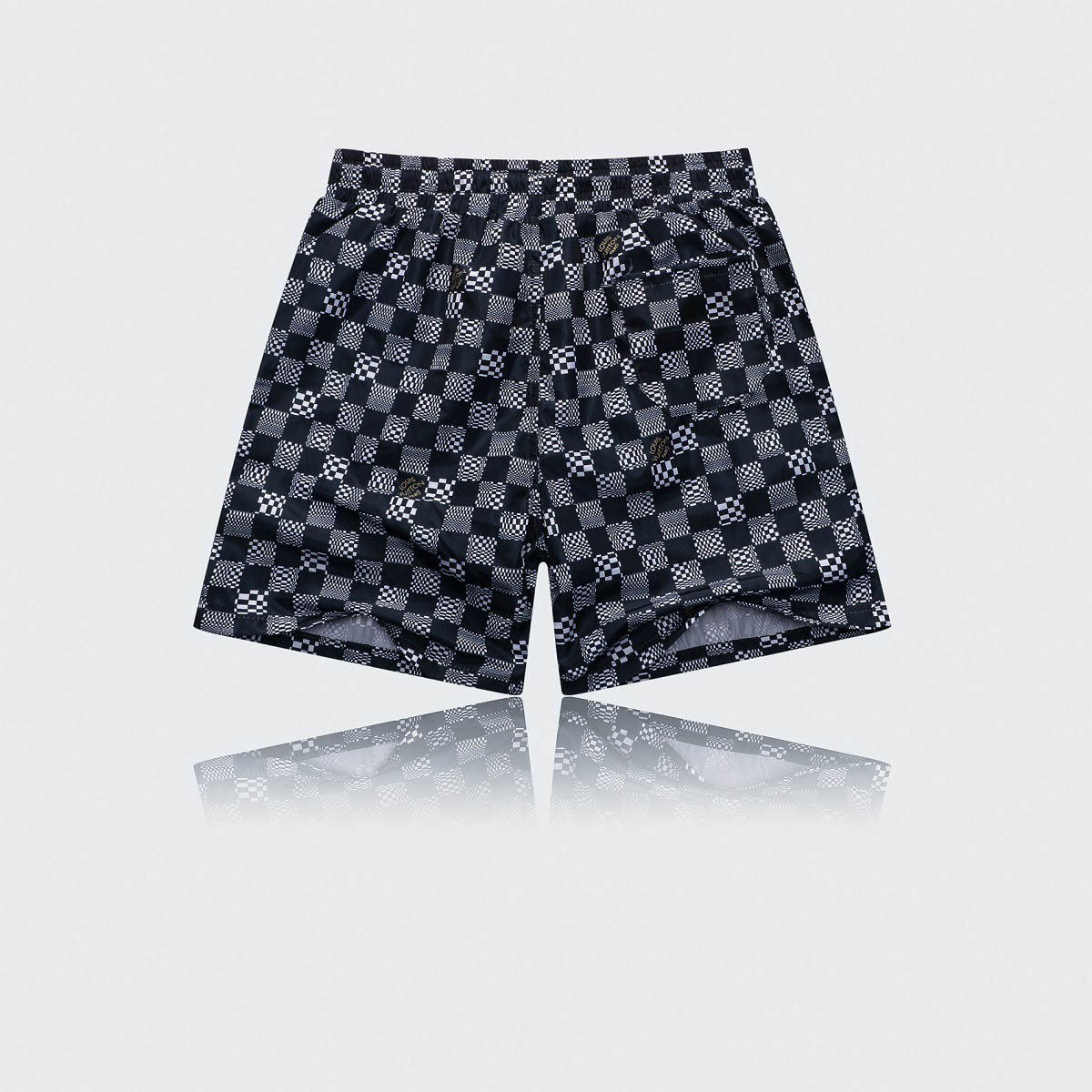 

Men Summer Slim Shorts Gym Fitness Bodybuilding Running Male Short Pant Knee Length Breathable Mesh Sportswear designer beach pants, White;black