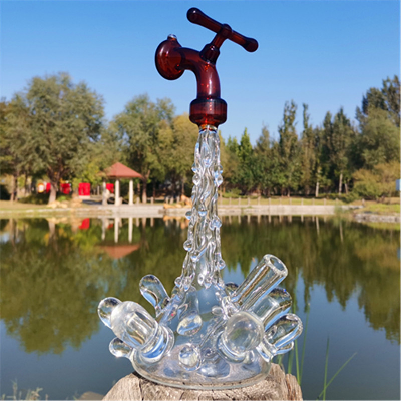 

Glass Functional Splash Water Bong With 10mm Female Joint Hookahs Dab Rig Heady Pipe Bubbler